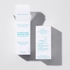 image packshot of packaging of hydrating serum 8HA