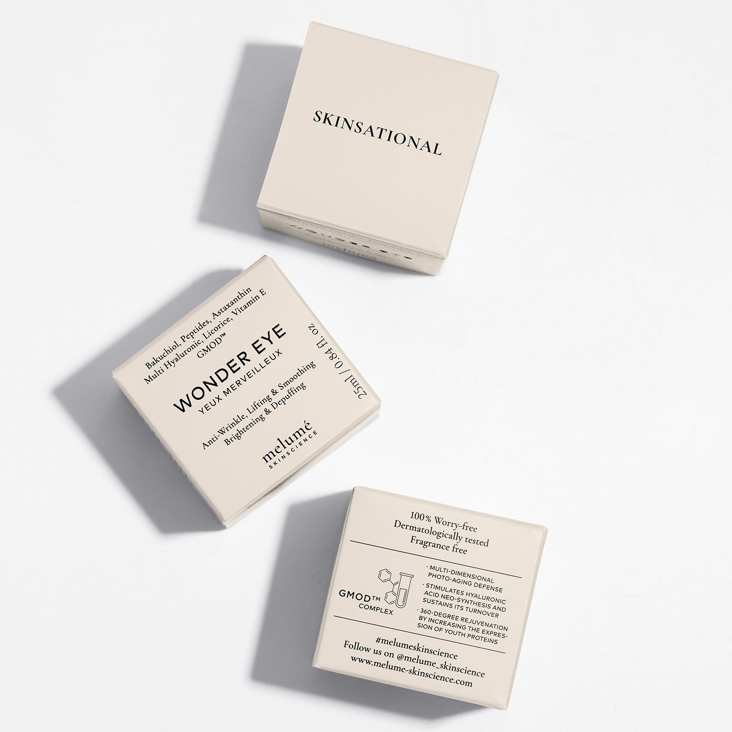 image packshot packaging of wonder eye