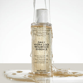 image mood texture dripping over daily hydra lock resurface essence bottle