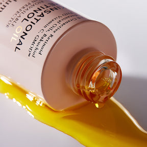 image mood skinsational retinol oil flowing out of bottle